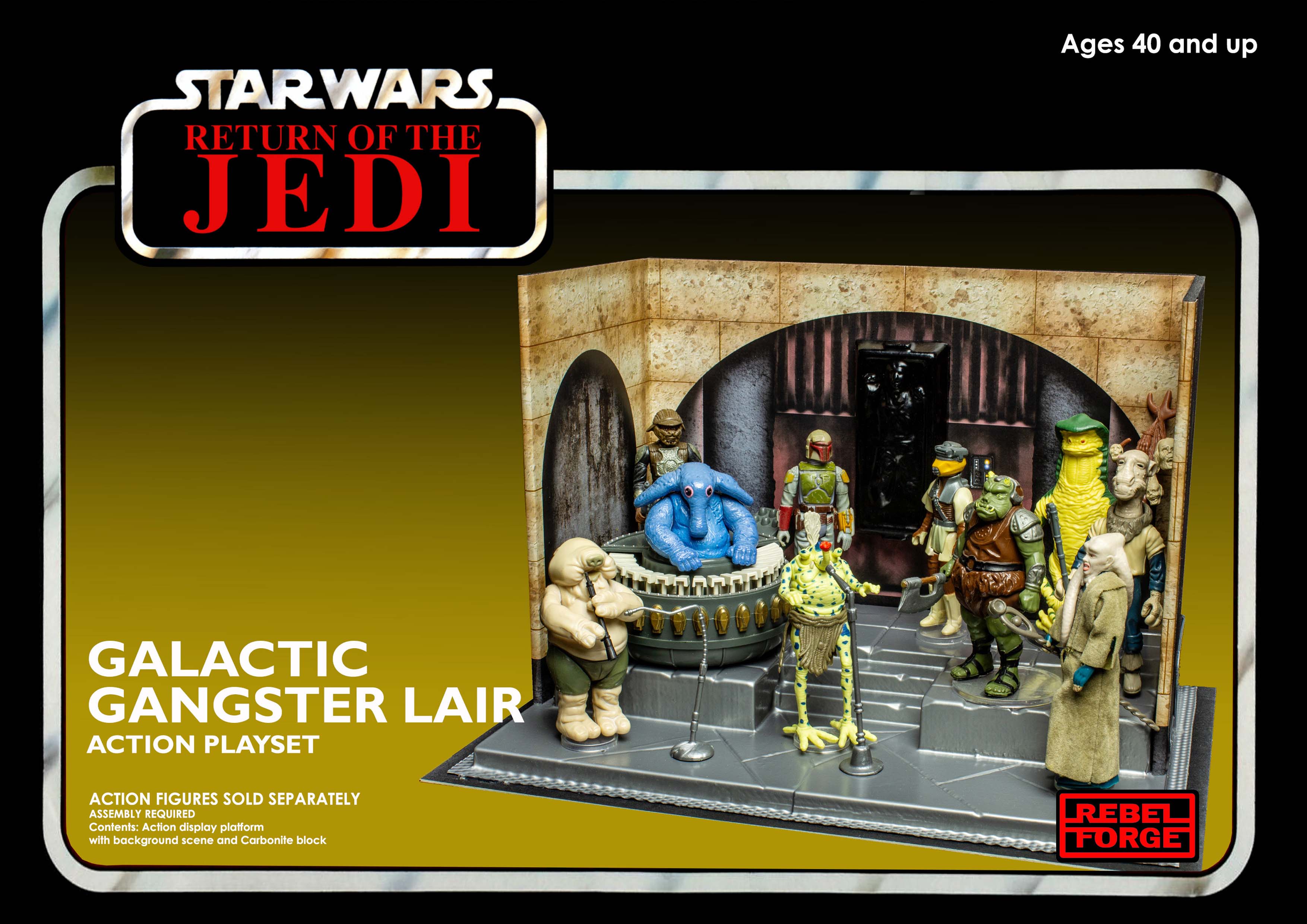 Galactic Gangster Lair Play-Set box front